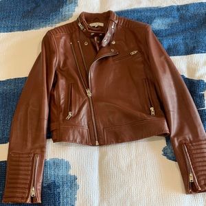 Vintage Brown Leather Jacket
